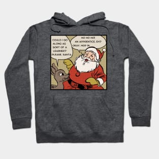 Santa Talks To a Reindeer Youth Hoodie